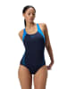 Speedo Strój kąpielowy "End+ H-Boom" w kolorze granatowo-niebieskim