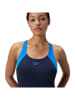 Speedo Badeanzug "End+ H-Boom" in Dunkelblau/ Blau