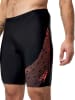 Speedo Badehose "Eco Medley" in Schwarz/ Orange