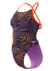 Speedo Badeanzug ''Eco+'' in Lila/ Orange/ Schwarz