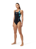 Speedo Badpak "Eco+ H-Bloom" zwart/blauw/turquoise
