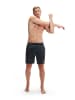 Speedo Badeshorts "Eco Xpress" in Schwarz/ Dunkelblau/ Orange