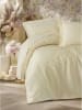 Mijolnir Satin-Bettwäsche-Set "Elegant" in Creme