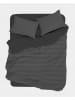 Mijolnir Komplet pościeli renforcé "Nobby Kombin" w kolorze antracytowym