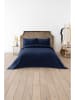 Mijolnir Bedsprei ''Waffle'' donkerblauw