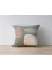 Wallity Kussenhoes grijs/beige/crème - (L)43 x (B)43 cm