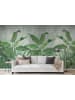 Wallity Wandsticker in Grau/ Grün - (L)100 x (B)100 cm