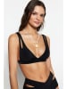 trendyol Bikini-Oberteil in Schwarz