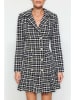 trendyol Kleid in Schwarz/ Weiß