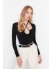 trendyol Top in Schwarz