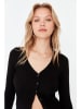 trendyol Kardigan w kolorze czarnym