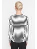trendyol Longsleeve in Weiß/ Schwarz
