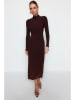 trendyol Sukienka w kolorze brązowym