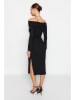 trendyol Sukienka w kolorze czarnym