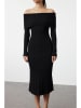 trendyol Strickkleid in Schwarz