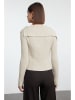 trendyol Kardigan w kolorze beżowym