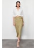 trendyol Spódnica w kolorze oliwkowym