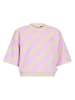 Retour Shirt "Nimes" in Lila/ Beige