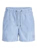 JACK & JONES Junior Badeshorts "Aruba" in Hellblau/ Weiß