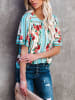 LA Angels Blouse turquoise