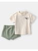 carter's 2tlg. Outfit in Beige/ Khaki