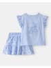 carter's 2-delige outfit lichtblauw