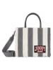 JOOP! Henkeltasche "Aurelia" in Grau/ Weiß - (B)28 x (H)23 x (T)12 cm