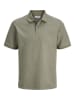 Jack & Jones Koszulka polo "Austin" w kolorze oliwkowym