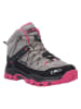 cmp Leder-Trekkingschuhe "Rigel Mid" in Grau/ Pink