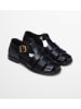 Marc O'Polo Shoes Leren enkelsandalen zwart
