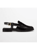 Marc O'Polo Shoes Leren slingmocassins zwart