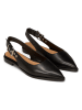 Marc O'Polo Shoes Leder-Slingballerinas in Schwarz