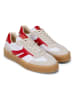 Marc O'Polo Shoes Skórzane sneakersy w kolorze biało-czerwonym