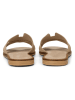 Marc O´Polo Leder-Pantoletten in Beige
