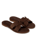 Marc O'Polo Shoes Leren slippers bruin