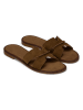 Marc O'Polo Shoes Leren slippers bruin