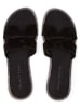 Marc O'Polo Shoes Leder-Pantoletten in Schwarz