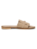 Marc O'Polo Shoes Leren slippers beige