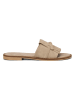 Marc O'Polo Shoes Leder-Pantoletten in Beige