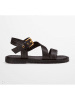 Marc O'Polo Shoes Leren sandalen bruin