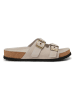 Marc O'Polo Shoes Leren slippers grijs