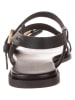 Marc O'Polo Shoes Leder-Sandalen in Schwarz