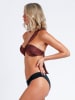 admas Bikini in Schwarz/ Braun