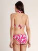 admas Bikini-Oberteil in Pink/ Weiß