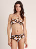 admas Bikinitop oranje/zwart/wit