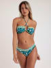 admas Bikini w kolorze turkusowo-białym