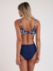 admas Bikini in Dunkelblau/ Weiß