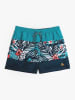 admas Zwemshort turquoise/rood