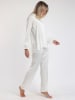 admas Piżama w kolorze białym