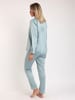 admas Pyjama in Hellblau